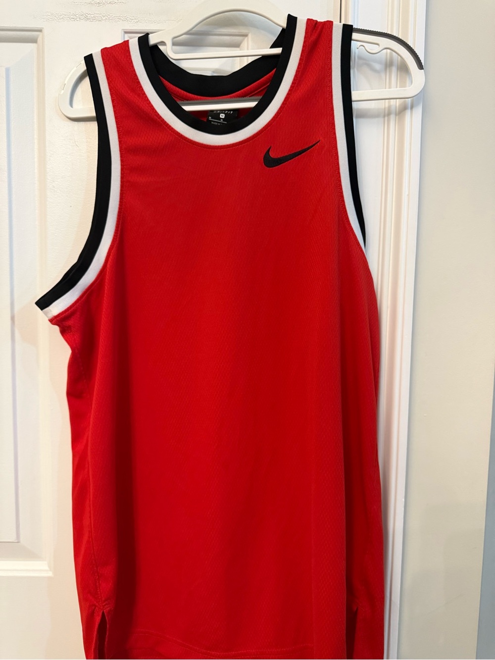 Nike Men’s Red Performance Tank with Black Trim
